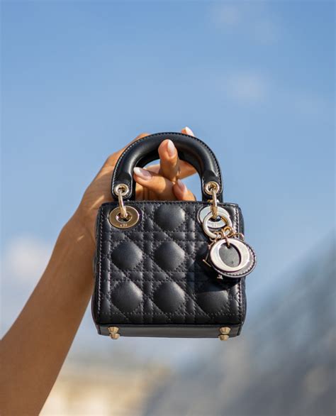 micro dior lady bag|Lady Dior Bag inside.